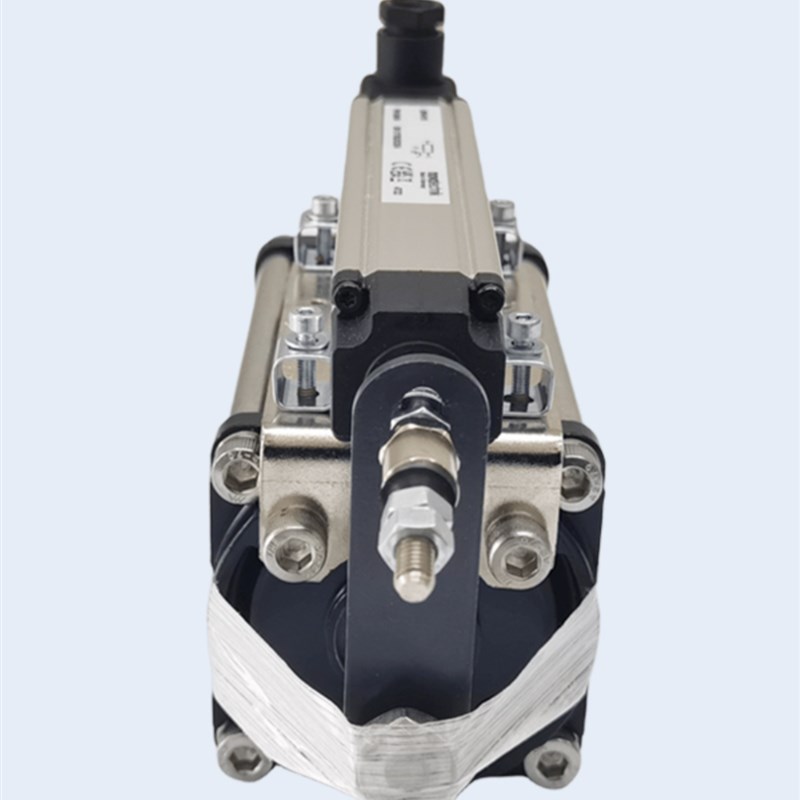 位移传感器LWH-0100电子尺+低y摩擦气缸SCS-63-78-S0-B0-P