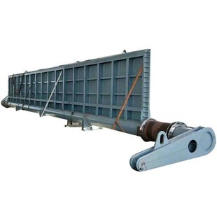 液压翻板闸门 水利工程液压钢坝 底轴驱动L翻板闸门不锈钢翻板闸