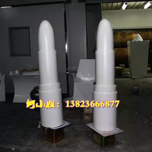 商场DP点彩妆品牌推广口红模型雕塑玻璃纤维唇P膏bb霜粉饼道具小