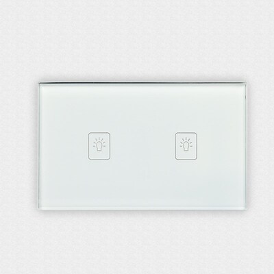 2 Gang 2 Way 3 Way White AU UAS Standard 118*72mm Wallpad Cr