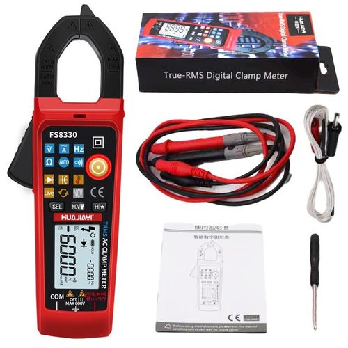 FS8330f钳形万用表高精度数字电流表多功能钳型表电工维修钳表