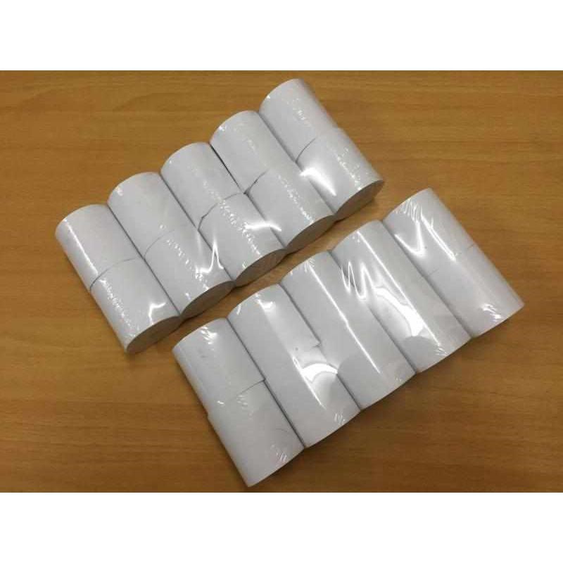 100卷b无芯管热敏纸57x50热敏纸58mm收银纸超市小票纸美团外卖打
