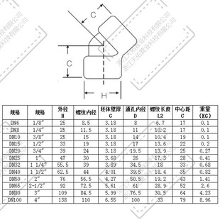 904L高压45Q度内丝弯头