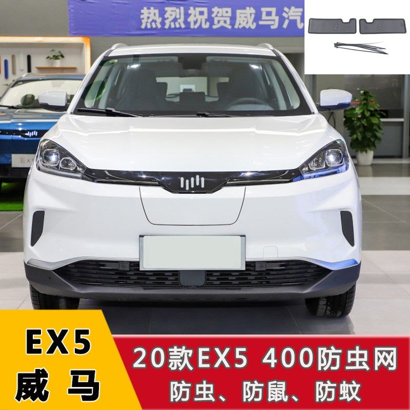 适用于20款威马EX5/EXu6防虫网水箱中网保护网防蚊虫柳絮老鼠改装