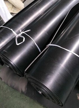 汉盛龙  3mm厚1米黑色 *v10米5KV配电室绝缘胶垫高压绝缘胶板高压