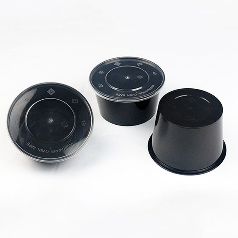 圆形1000fML美式一次性餐盒塑料打包加厚透明外卖饭盒快餐便当汤,餐饮具,一次性餐盒,淘宝优惠券,粉丝福利购,淘宝优惠卷