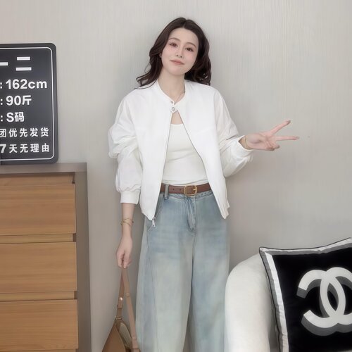 夏季女短款立领防晒轻薄夹克