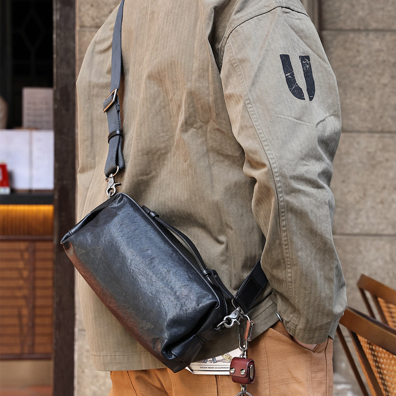 玩爷真皮男士单肩背包植鞣牛皮斜挎包日系手拿多功能软皮手拎包潮,箱包皮具/热销女包/男包,男士包袋,淘宝优惠券,粉丝福利购,淘宝优惠卷