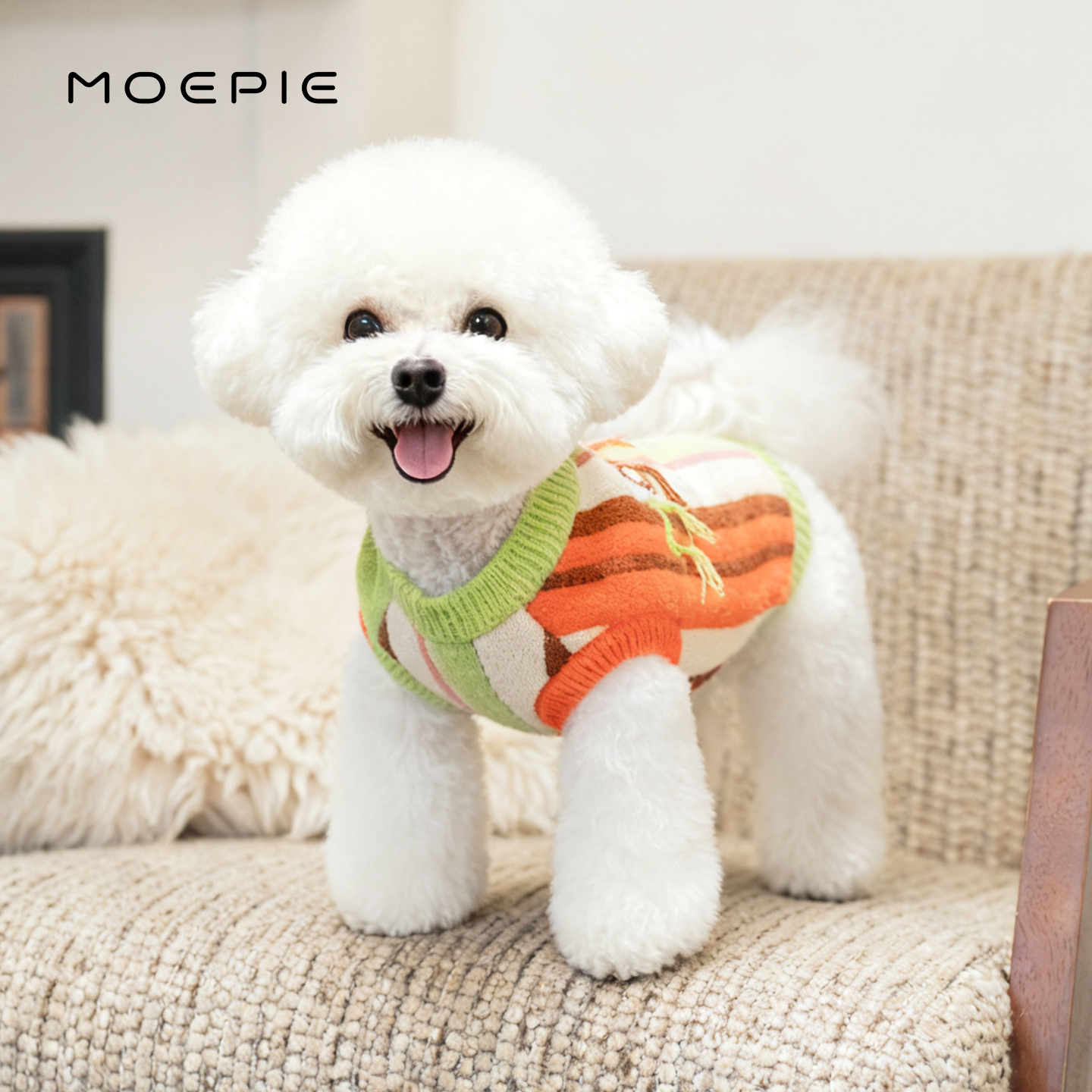 MOEPIE宠物狗狗衣服加厚保暖毛衣