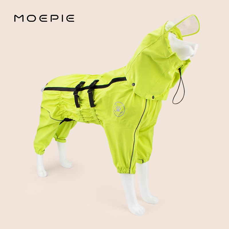 MOEPIE中大型犬四脚全包防水雨衣