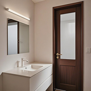 实木门定制单开门室内门卧室门卫生间门复古原木门平开门民宿门