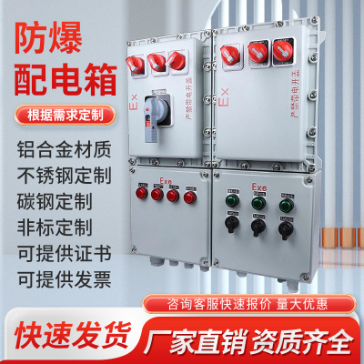 防爆配电箱铝合金控制柜