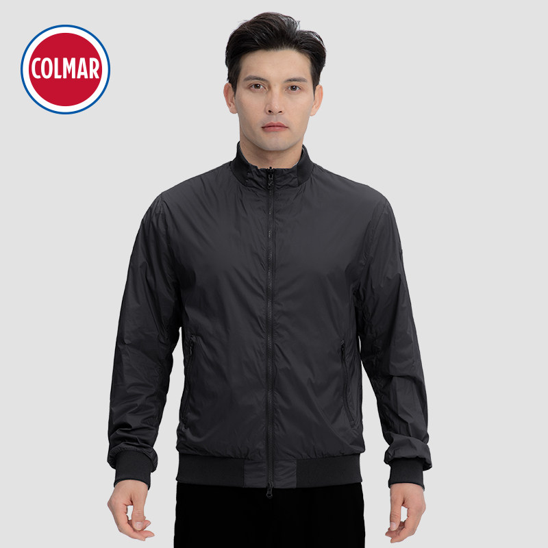 COLMAR春夏轻奢男士夹克两面穿户外休闲防水立领外套冲锋衣