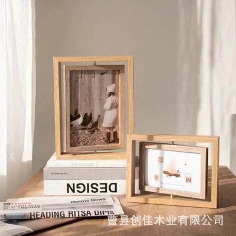 现货木质旋框转相框台实木照片装摆裱相新册框亚克力照片q7-4年相,家居饰品,DIY亲子装饰画,淘宝优惠券,粉丝福利购,淘宝优惠卷