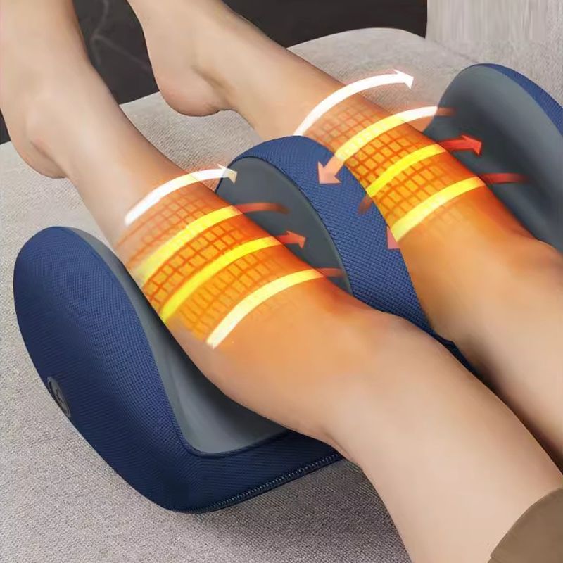 大小腿足部脚底按摩器全电动按摩热敷美腿神器按摩足疗机礼盒款