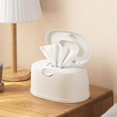 振鹰桌面带盖抽取式湿纸巾盒收纳