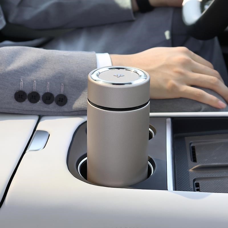 万象保温杯316不锈钢磨砂质感车载便携商务带滤T网泡茶水分离水杯