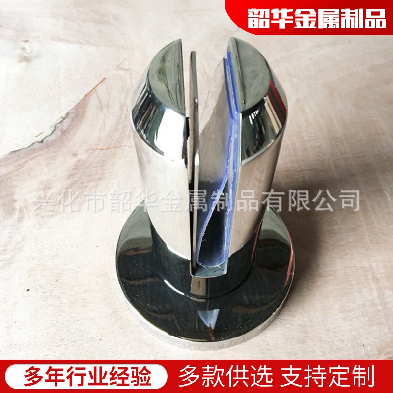 供应304e/316不锈钢泳池护栏玻璃夹 48x150小玻璃夹