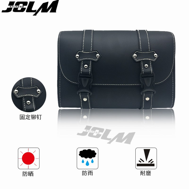 电动车摩托车挂包m哈雷太子车改装复古边包边箱边袋工具包车头挂