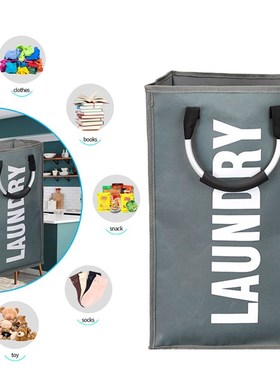 Large Foldable Dorm Room LaunAdry Hamper Home Self Standing