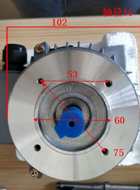 Y相异步7运12电动机V2电机S4丝线切割配件筒法兰20T0雄锋38三丝60