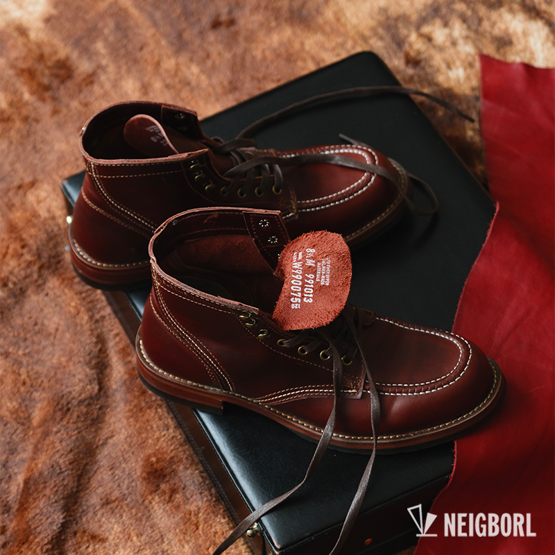 美式复古重工厚底伞兵工装靴