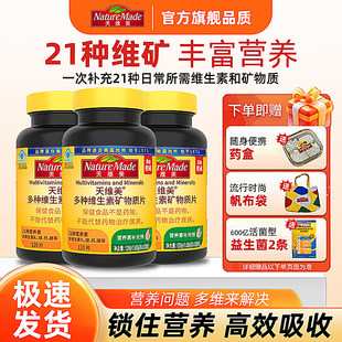 NatureMade天维美多种维生素21种营养素多维元素c维b6b2烟酰胺