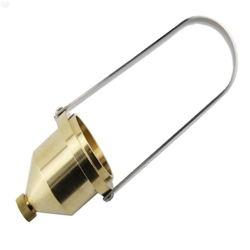 4号油漆涂4杯粘度计铜质手v提便捷式涂四杯粘度测试杯黏度计粘度