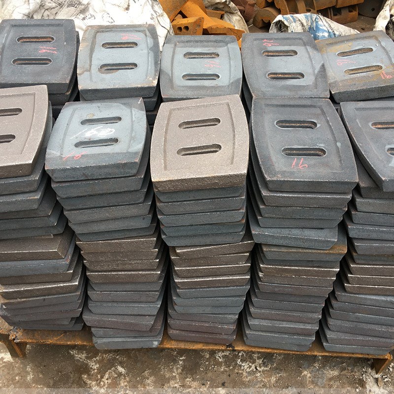 方圆WBZ80g0稳定土搅拌机叶片高铬合金耐磨机械配件水稳拌合站叶