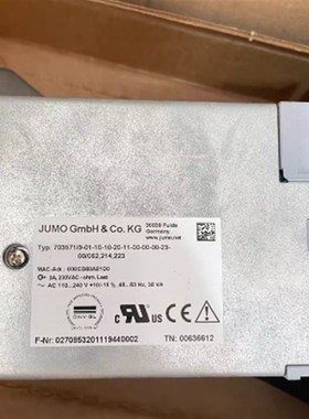 JUMO GmbH &Co.KG 控制器703571/9-01-10-20-1N1-00-00-00-23-00