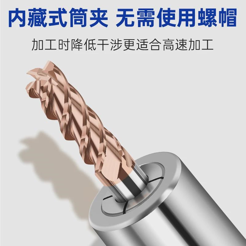 高速BT30/BT40/BT50后拉式刀柄后D拉刀柄DC6/8/12深腔深孔铣刀刀