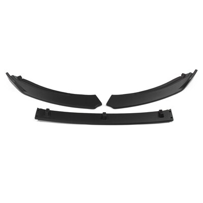 Carbon Fiber Look/Black Car Front Bumper SplittSer Lip Spoil