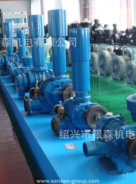 推荐森森罗茨鼓风机L9.5-120/49-LB鱼池鱼塘增氧曝气Y泵 小力泵大