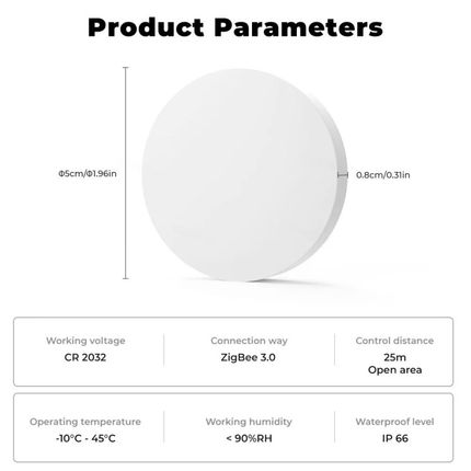 tuya涂鸦智能场景开关一键场景开关Zigbee无线开关随意.贴智能家