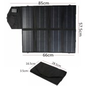 Foldabl 12V Folding Portable Solar 50W Port BSoard Panels