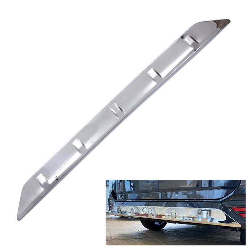 适用于2022款丰田Voxy 90系后保险杠防擦板不锈T钢后杠亮片贴装饰