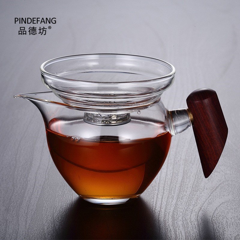 胖东来玻璃公道杯公杯q茶漏套装加厚大号茶海分茶器功夫茶具配件