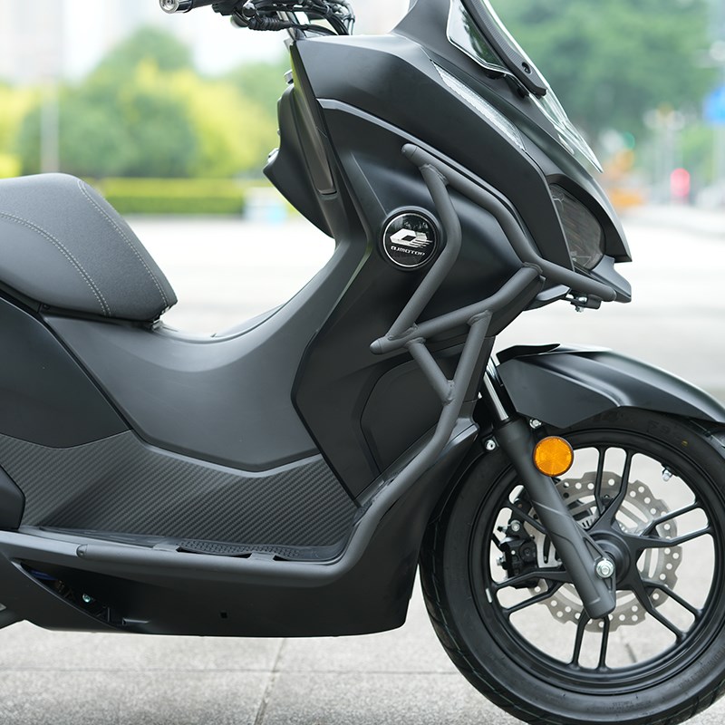 ZC适用钱江f鸿150保险杠qj150t-23h防摔杠前护杠碳钢防撞杠改装件