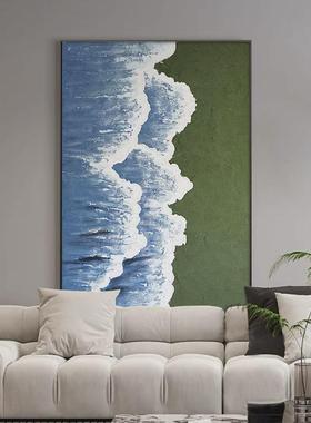 43N黑白客厅挂画 画抽象肌理入户玄关画 画装饰J画 画现代简约油