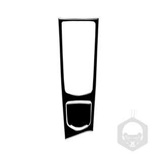 适用10-16保时捷n帕拉梅拉中控多媒体面板钢琴黑亮黑汽车内饰改装