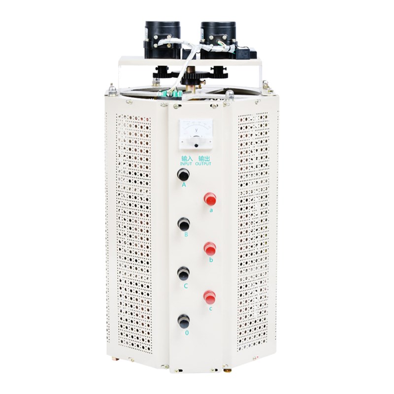 TSGC2J-20KVA三相调压器0-430V可调变压器 接S触式自耦调压器 调