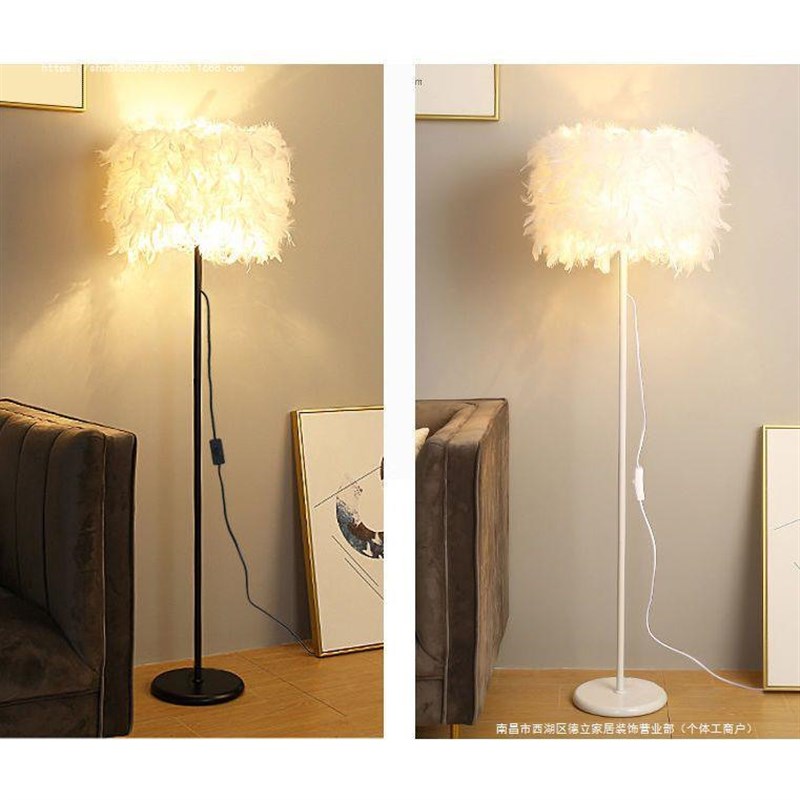 美容网红主播温馨l简约现代立式台灯落地灯客厅书房卧室led床头灯