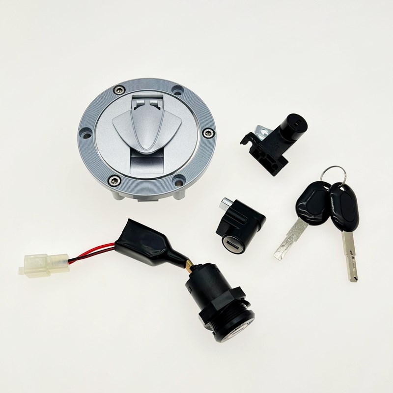 适用于奔达金吉拉450套锁 BDx400-15摩托车油箱盖锁 电门锁 钥匙