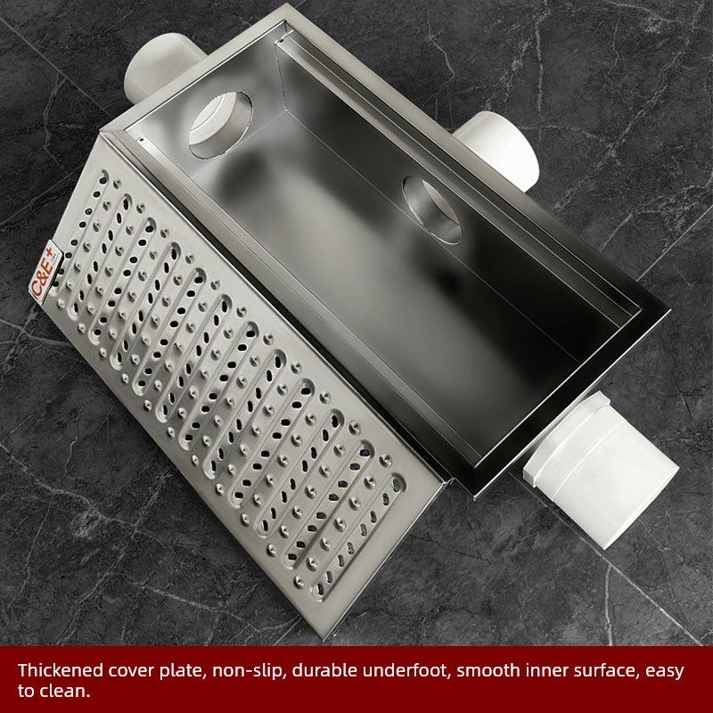 不锈钢沟沟下g水道过滤器隔油池商业餐饮厨房餐厅油水分离器排水