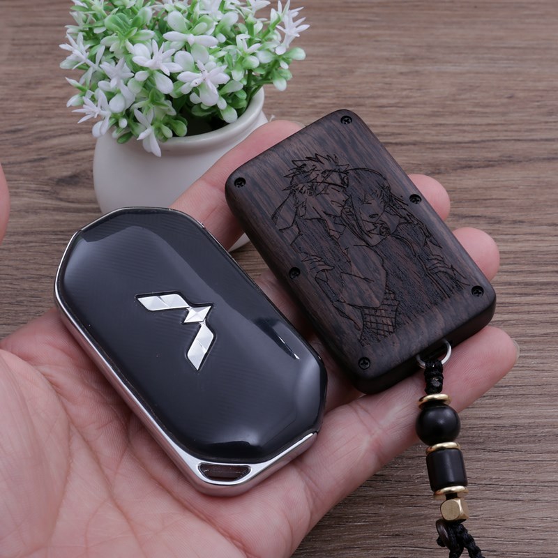 适用于新款五菱凯捷星辰宝骏rs3rs5智能钥匙改装S实木钥匙壳钥匙