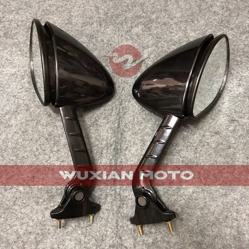 适用于川崎六眼魔神/ZX-1t4R/ZZR-1400摩托车配件反光倒车镜后视