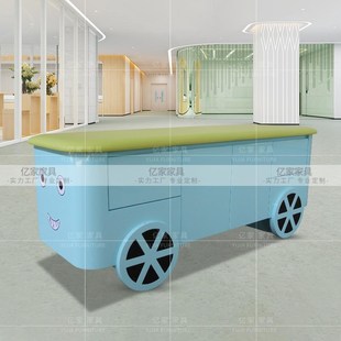 定制儿童诊疗床幼儿园保健室检查床卡通J儿科检查床烤漆预防接种