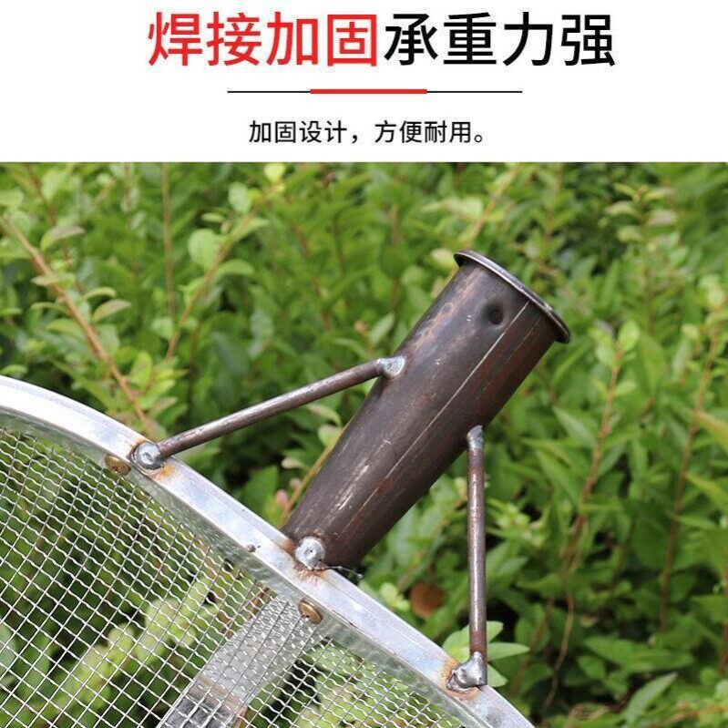 筛土铲不锈钢漏花生铲子筛粮食过滤网筛子铁锹铲玉米漏铲工具铁铲