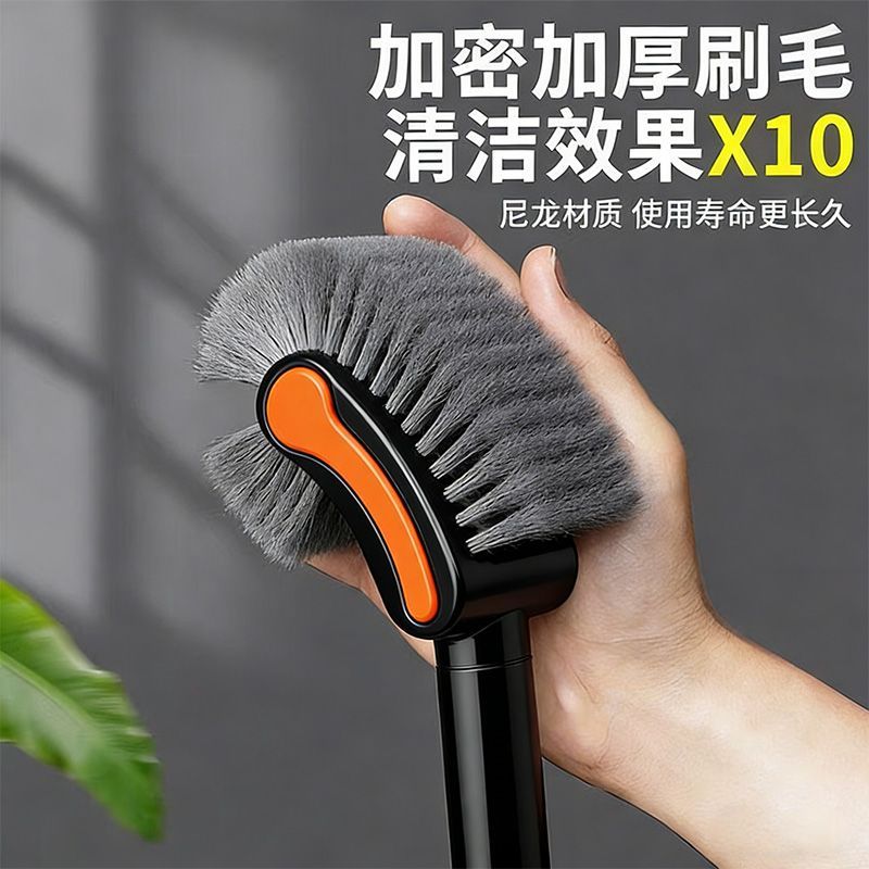 马桶刷家用无死角管道疏通器蹲厕卫生间长柄马桶刷清洁神器洁厕刷