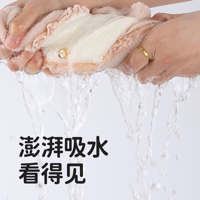 新款蝴蝶结干发帽吸水柔软家用加厚学生浴帽头巾洗澡发巾湿发速干